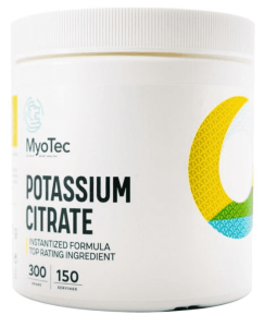 Potassium citrate MyoTec jako citrát draselný