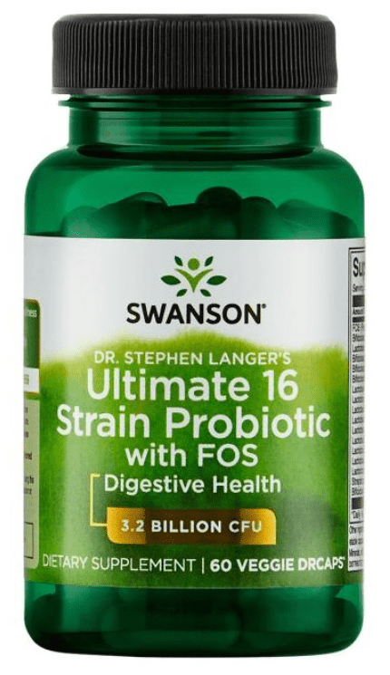 Ultimate 16 strain Probiotic with FOS Swanson
