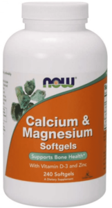 Calcium magnesium Softgels NOW