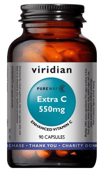 Extra C 550mg Viridian vitamín C