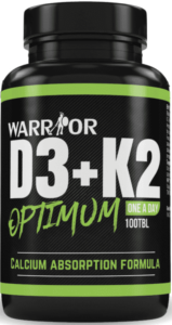 Warrior vitamín K2 a vitamín D3 optimum