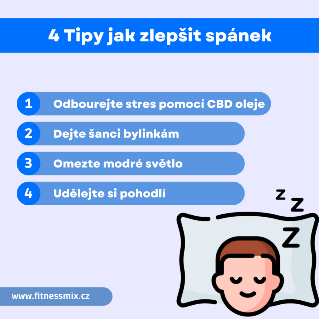 4 tipy, jak zlepšit spánek