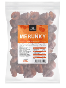 Meruňky sušené nesířené 500g Allnature